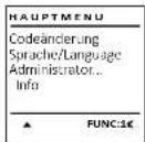 Burg Wächter DualSafe DS 415 E FP - Menü Administrator / Setup / AES-Key generier. - 1