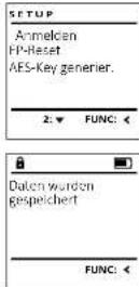 Burg Wächter DualSafe DS 415 E FP - Menü Administrator / Setup / Anmelden - 1