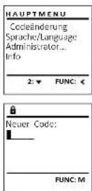 Burg Wächter DualSafe DS 415 E FP - Menü Codeänderung - 1