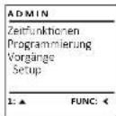 Burg Wächter DualSafe DS 415 E FP - Menü Administrator / Setup - 1