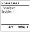 Burg Wächter DualSafe DS 415 E FP - Menü Administrator / Vorgänge / Anzeigen - 1