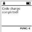 Burg Wächter Diplomat MTD 740 E FP - Menu de modification du code - 2
