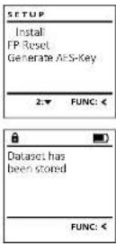 Burg Wächter Diplomat MTD 740 E FP - Menu Administrator / Setup / Aanmelden - 1