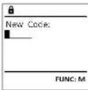 Burg Wächter Ranger 800 - Code Change menu - 2