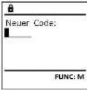 Burg Wächter Ranger 800 - Menu Codeänderung - 2