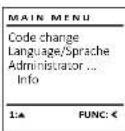 Burg Wächter Ranger 800 - Menu Administrator / Setup /Generate AES key - 1