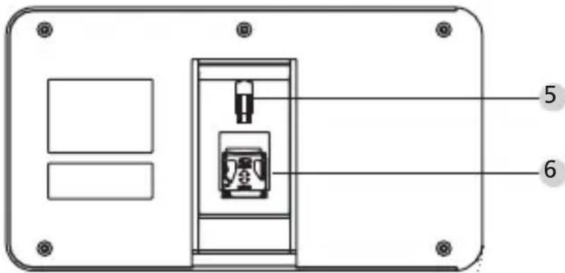 Burg Wächter Door eGuard DG8200 - Achterzijde van de schermomkasting - 1