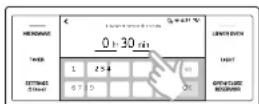 Dacor DOC30P977DS - como programar el hora para cocclusion por temporizador - 2