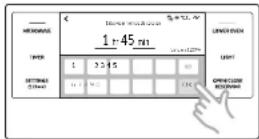 Dacor DOC30P977DS - como programar el hora para cocclusion por temporizador - 3