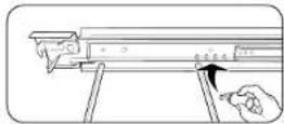 Dacor DOC30P977DS - To lubricate the slides of the gliding rack - 5