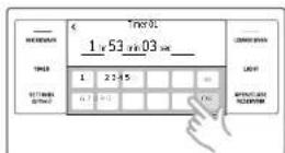 Dacor DOC30P977DS - Comment régler la minuterie ? - 3