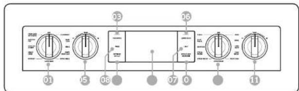Dacor DOC30P977DS - Control panel - 1