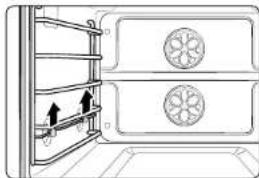 Dacor DOP36P86DLS - Retrait des porte-grilles - 1