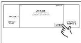 Dacor DOB30P977SS - Démarrage d'un cycle drainage - 2