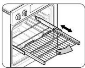 Dacor DOB30P977SS - Using the gliding rack - 2