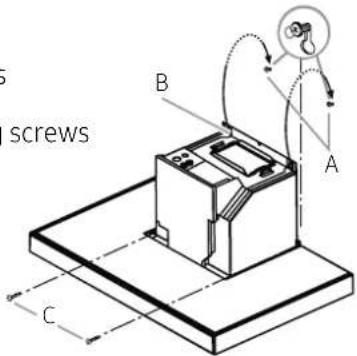 Dacor DHD36U790LS - Installing the single fan hood - 1