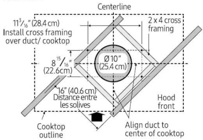 Dacor DHD42U990IS - Ceiling support structures - 2