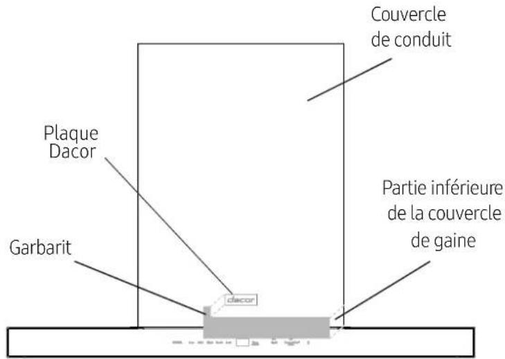 Dacor DHD36U990IS - Fixez le badge de la plaque dacor - 1