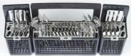 GE Profile DT755SYRFS - Chorros de Agua para la Limpieza Profunda de Utensilios de Plata (en algunos modelos) - 4
