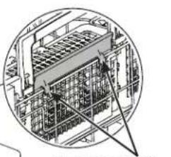GE Profile DT755SYRFS - Jets de lavage en profondeur pour argenterie (on some models) - 3