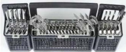 GE Profile DP755SYRFS - Deep Clean Silverware Jets (on some models) - 4
