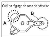 OPTEX OAPresence TN - Zone d'ajustage de l'angle de profondeur - 2