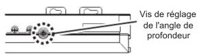 OPTEX OAPresence TN - Zone d'ajustage de l'angle de profondeur - 1