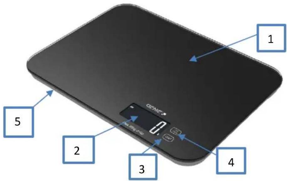 Genie DPS 20 - Part and Key Description - 1
