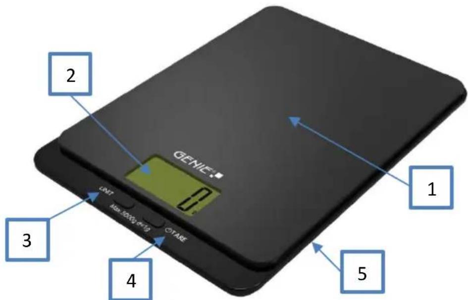 Genie DLS 5 - Dil a klic Popis - 1