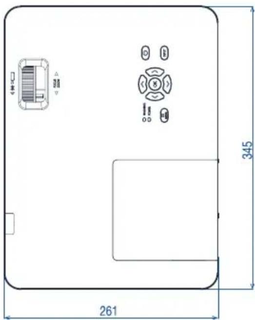 INFOCUS LightPro IN1026 - Dimensions - 3