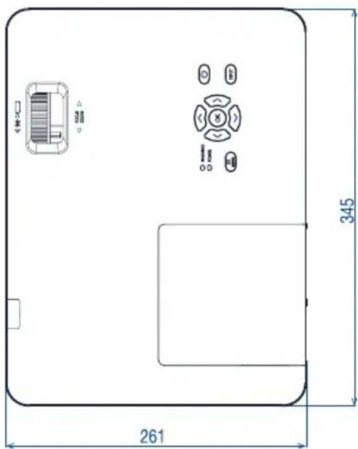 INFOCUS LightPro IN1039 - Dimensions - 3