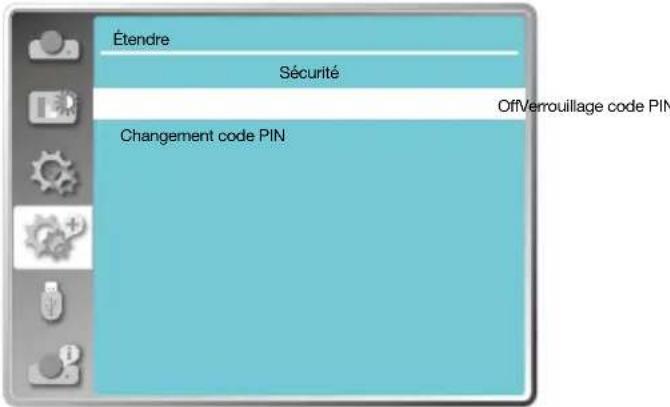 INFOCUS LightPro IN1039 - Réinitialisation du code PIN - 1