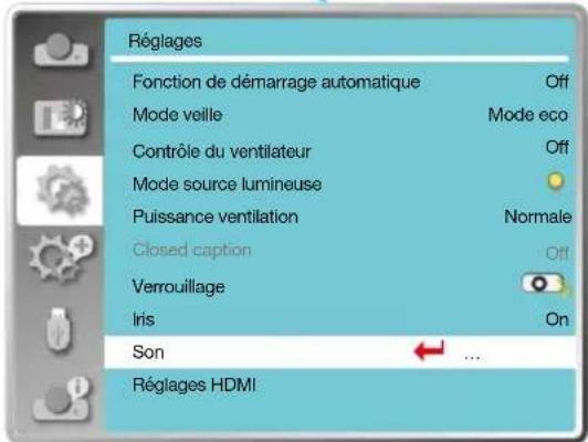 INFOCUS LightPro IN1049 - Utilisation du menu - 3