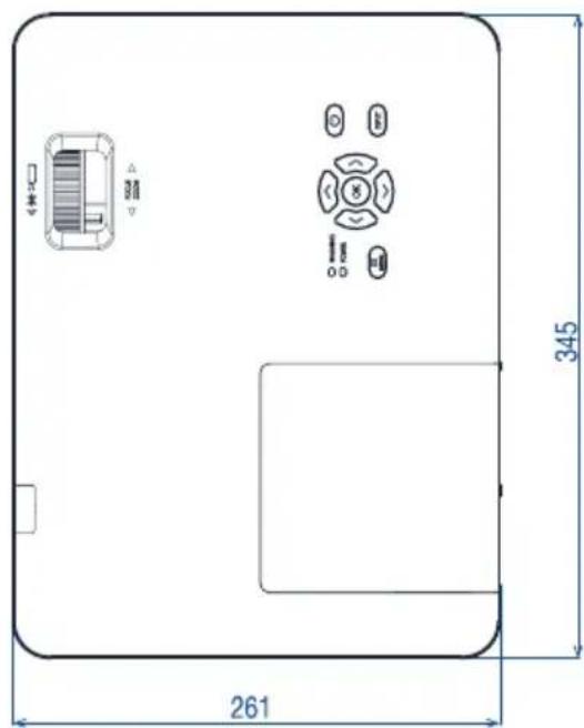 INFOCUS LightPro IN1049 - Dimensions - 3