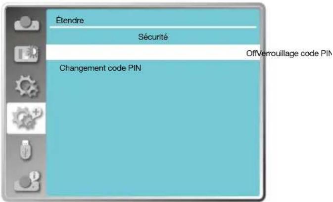 INFOCUS LightPro IN1049 - Réinitialisation du code PIN - 1