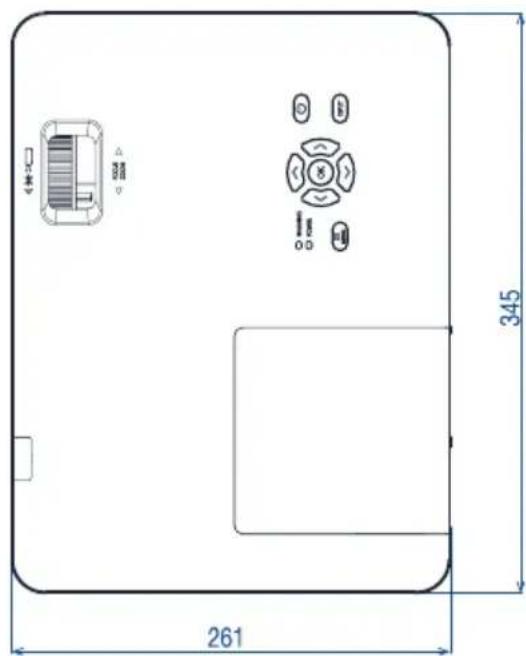 INFOCUS LightPro IN1049 - Dimensions - 3