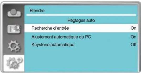 INFOCUS LightPro IN1049 - Réglages auto - 1