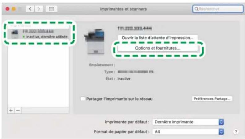 RICOH IM 8000 - Spécifier les paramètres d'options - 1