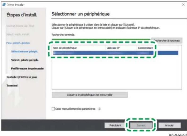 RICOH IM 8000 - Installer Device Software Manager en utilisant le fichier télécharge - 2