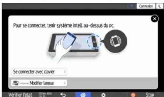 RICOH IM 8000 - Connexion à l'aide d'un apparéil mobile - 2