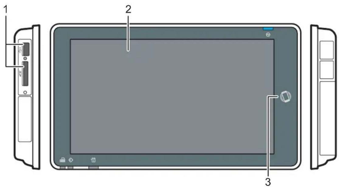 RICOH IM 8000 - Écran tactile/interface - 1
