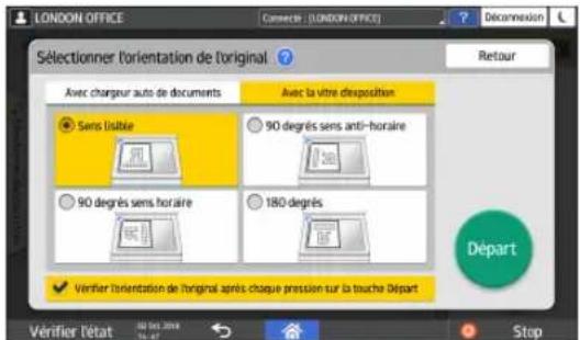 RICOH IM 8000 - Appuyez sur [Départ]. - 1