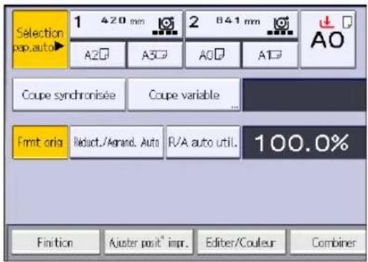 RICOH IM CW2200 - lors de l'utilisation de l'application Copieur - 1