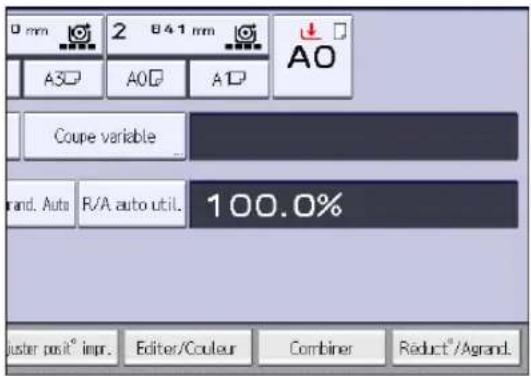 RICOH IM CW2200 - lors de l'utilisation de l'application Copieur - 1