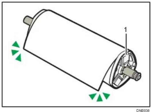 RICOH IM CW2200 - Direction du rouleau de papier - 1