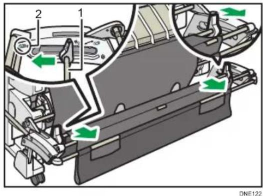 RICOH IM CW2200 - Configuration du panier de réception en mode de base - 2