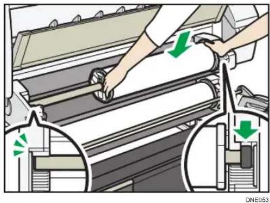 RICOH IM CW2200 - Direction du rouleau de papier - 17