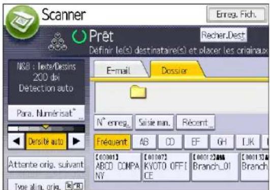 RICOH IM CW2200 - Lorsque vous utilisez l'application Scanner (Classique) - 1