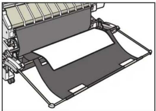 RICOH IM CW2200 - Installation du panier de réception en mode d'empilage A0/A1/E/D - 6