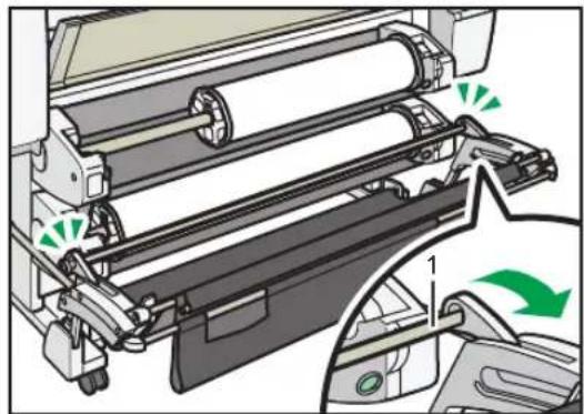 RICOH IM CW2200 - Direction du rouleau de papier - 6